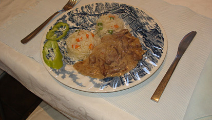 Stroganoff  dle mé tchýně