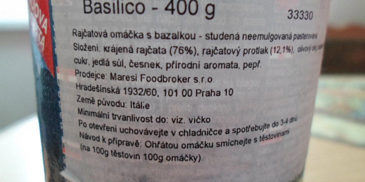 bazalkovo-rajčatové pesto-cca 59-69 kč