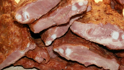 Uzená žebra - prostě jen uvařená