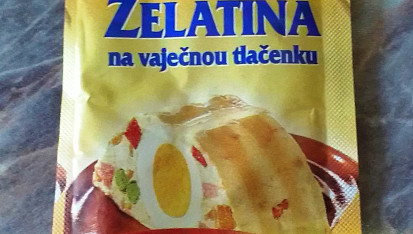 Vaječná tlačenka, Použitá želatina