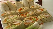 Wrap s pečenými papričkami pimientos de padron