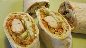 Wrap s pečenými papričkami pimientos de padron