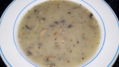 Žampionová krémová polévka - vegan