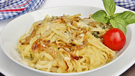 Zapečené tagliatelle s ančovičkami