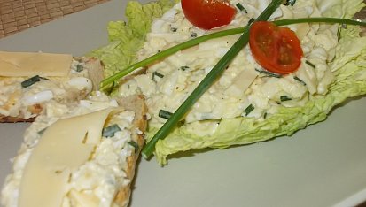 Zdravá  pórkovo-sýrová pomazánka