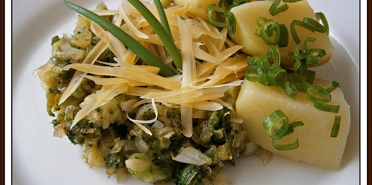 Brokolice netradičně (S vařeným bramborem)