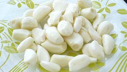 Česneková pasta bez soli