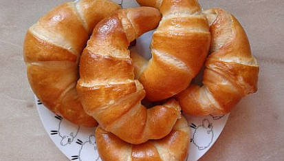 Croissanty s jednoduchou přípravou, croissanty s jednoduchou přípravou
