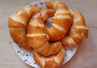 Croissanty s jednoduchou přípravou (croissanty s jednoduchou přípravou)