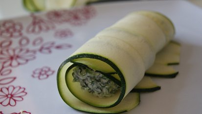 Cuketové cannelloni se špenátem a ricottou