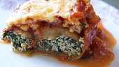 Cuketové cannelloni se špenátem a ricottou