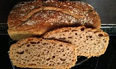 Domácí chleba bez hnětení v 2.0 (s droždím nebo kváskem), drožďový