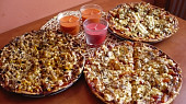Domácí chutná pizza