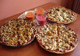 Domácí chutná pizza