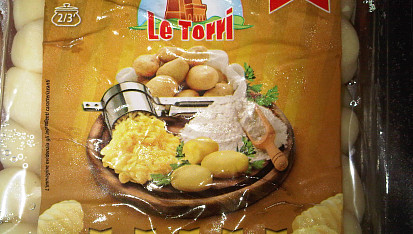 Gnocchi se špenátovým pyré, Nivou a kukuřicí, Koupené gnocchi