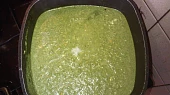 Gnocchi se špenátovým pyré, Nivou a kukuřicí, Špenátové pyré