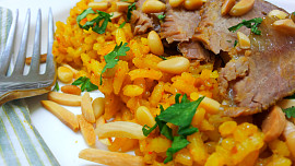Hovězí s voňavou rýží po arabsku