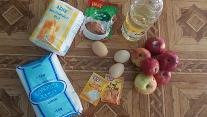 Jablková bábovka - výborná a jednoduchá, Připravíme si ingredience...