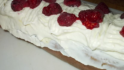 Kakaovomalinová roláda
