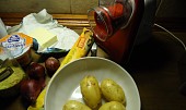 Krompiruša - závin s bramborami a cibulí