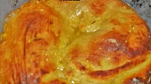 Krompiruša - závin s bramborami a cibulí (upečeno...)