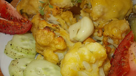 Květák v pikantním kabátku