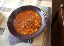 Mexická polévka s klobásou