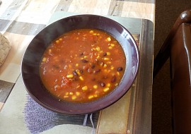 Mexická polévka s klobásou