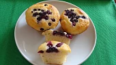 Muffiny s tvarohem a čokoládou