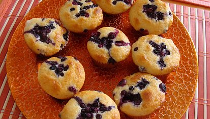 Muffiny s tvarohem a čokoládou