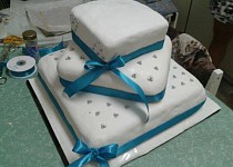 Můj první svatební dort :)