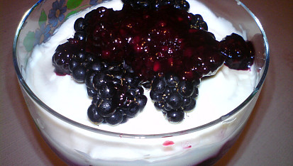 Ostružinové tiramisu