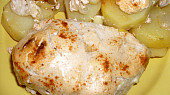 Pečené smetanové kuře s brambory (bez lepku, mléka a vajec)