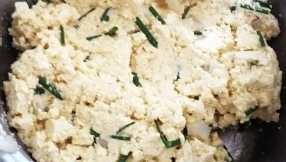 Pórková polévka s tofu knedlíčky