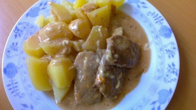 Řízečky Mornay z vepřové  panenky
