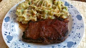 Rump steak v bylinkách, steak