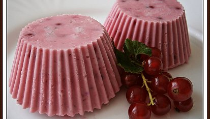Rybízovo-smetanové muffinky“šklebohubky“