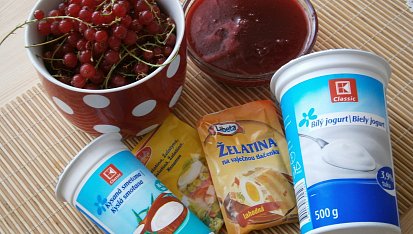 Rybízovo-smetanové muffinky“šklebohubky“, Použité suroviny