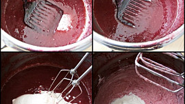 Rybízovo-smetanové muffinky“šklebohubky“