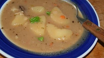 Rychlá dietní polévka s ovesnými vločkami