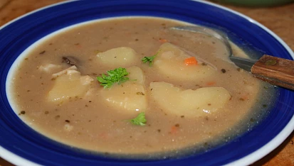 Rychlá dietní polévka s ovesnými vločkami