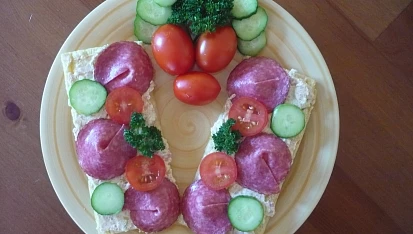Rychlá pomazánka "Co dům dal"