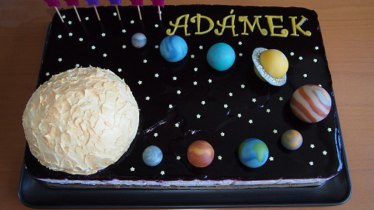 Sluneční soustava - dort