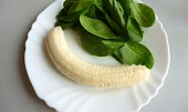 Špenátový koktejl s banánem (s vodou)