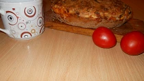 Šunkovo-sýrový chléb,podle Babicy
