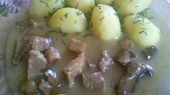Vepřová plec na zavařených hříbkách