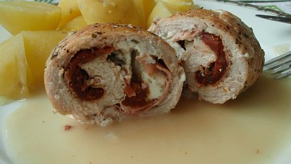 Vepřové roládky po italsku plněné, Vepřové roládky po italsku plněné