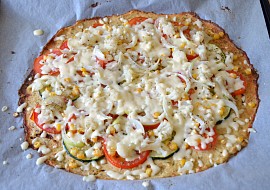 Zdravá květáková pizza bez mouky