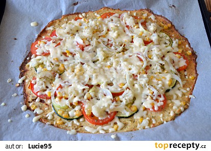 Zdravá květáková pizza bez mouky
