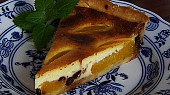 Chutný broskvový koláč z křehkého těsta